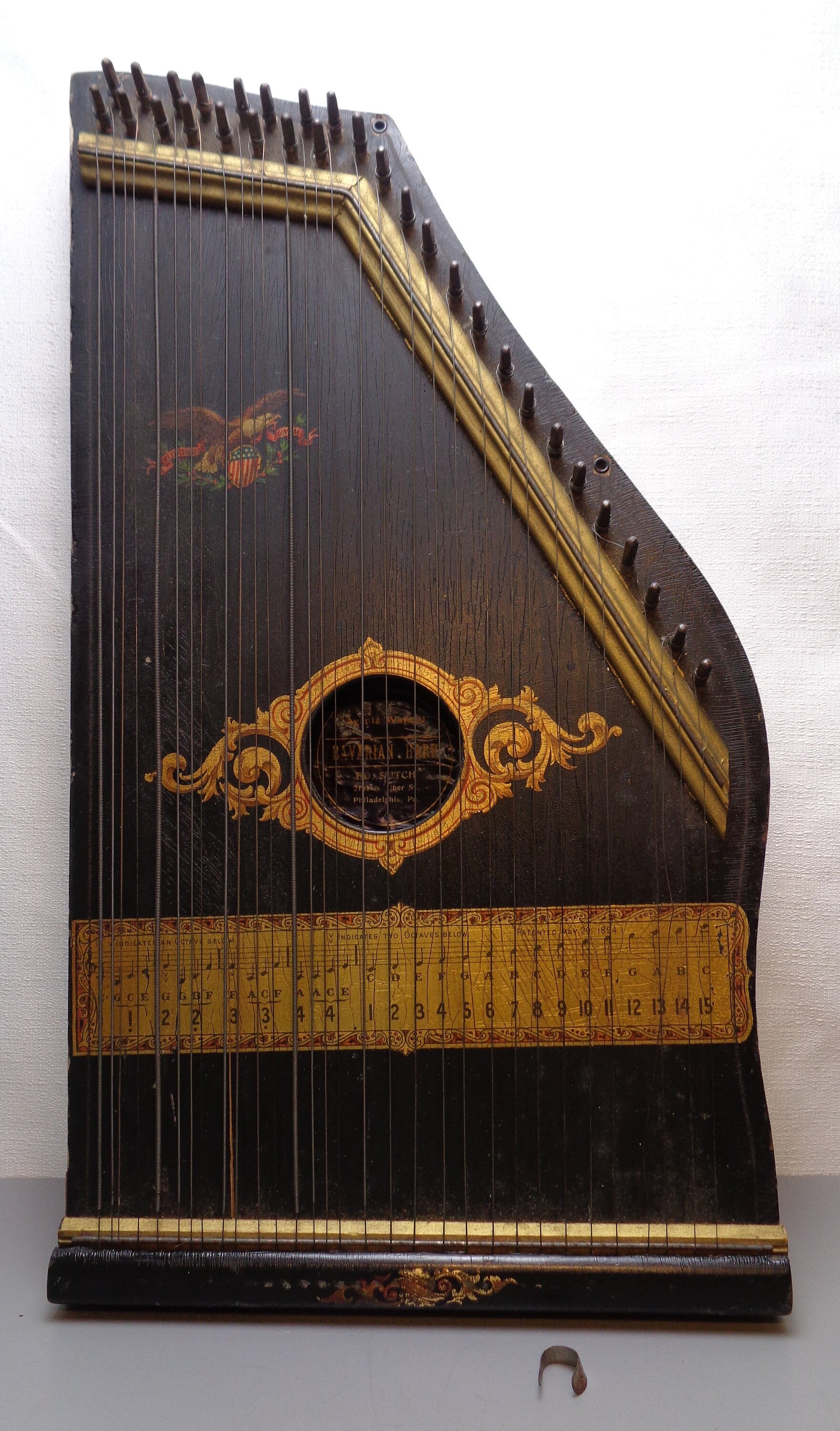 HARPELEIK ZITHER チター ツィター 旧東ドイツ製 アンティーク