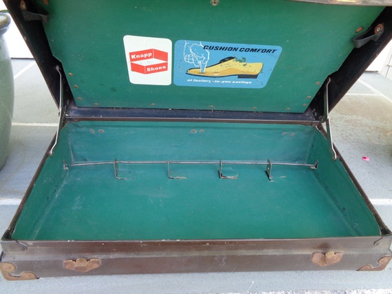 Vintage Shoe Salesman s Suitcase Vintage Knapp Shoes Traveling