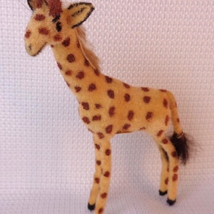 girafe floquée vintage Kunstlerschutz, girafe floquée vintage Kunstlerschutz, Allemagne de l&#39;Ouest