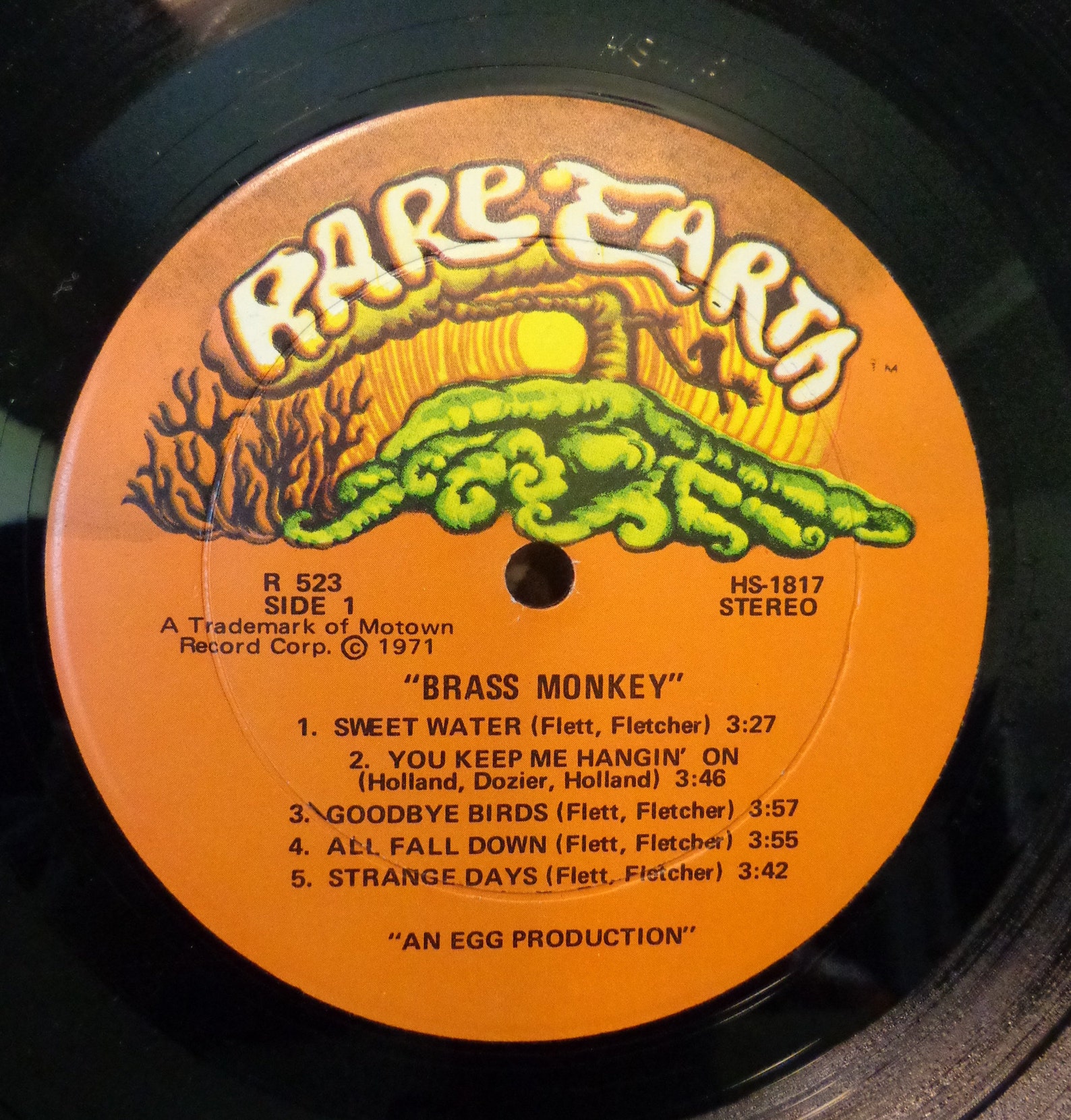 Vintage Brass Monkey Vinyl Album 1971 Motown Records Brass Etsy