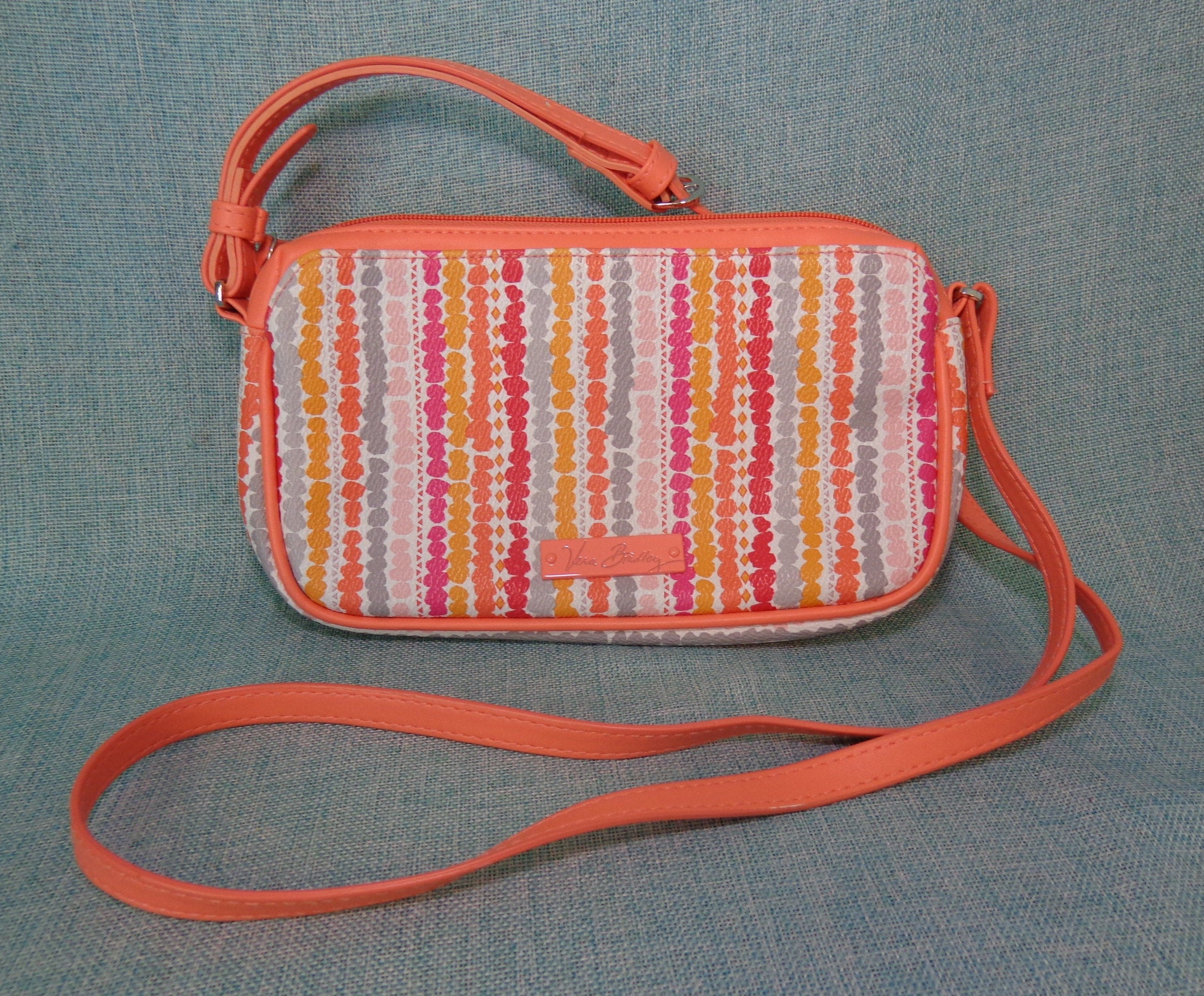 coral crossbody purse