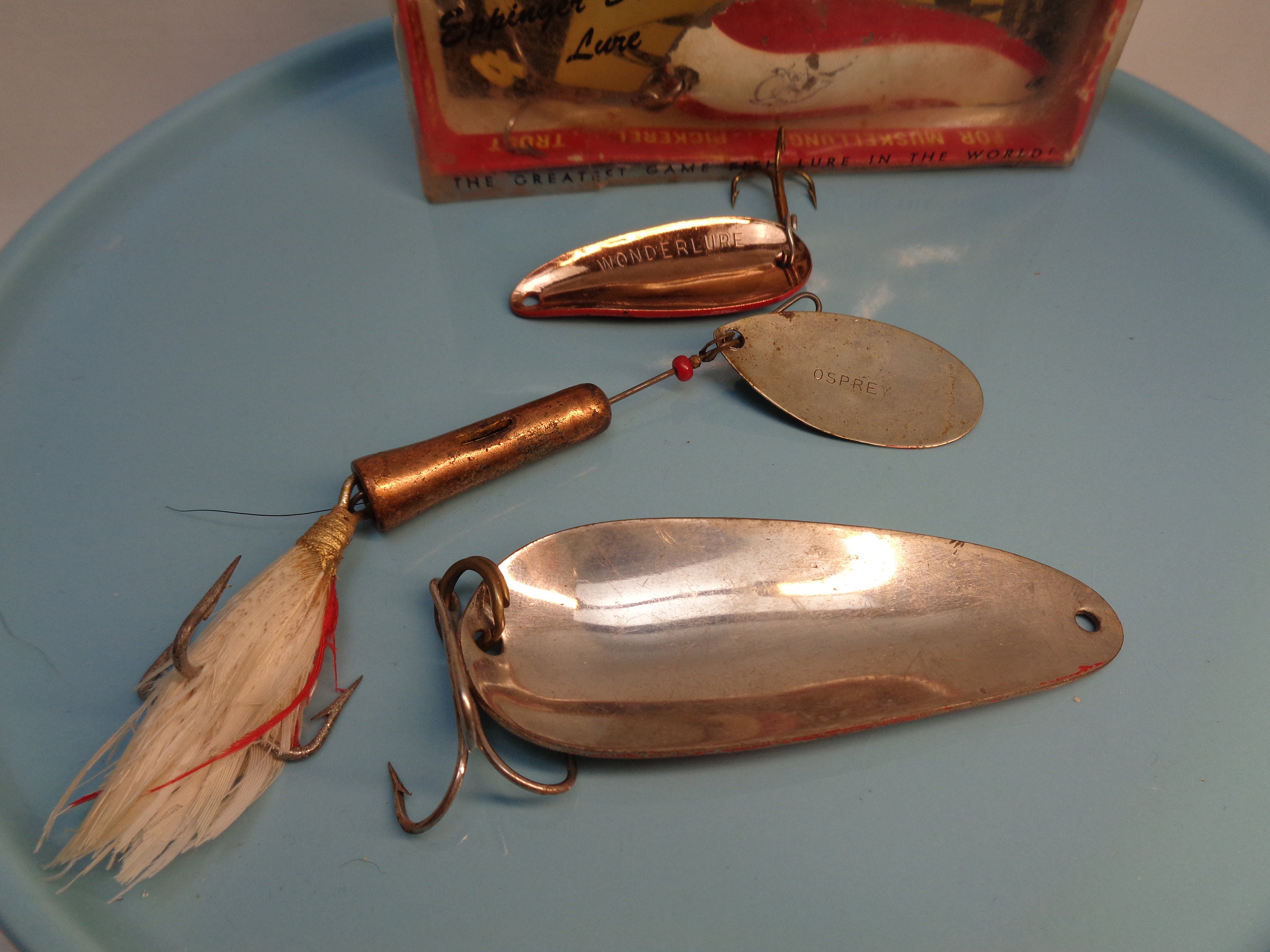 Vintage Fishing Lure - Eppinger Dardevlet Spoon (IMPORTANT READ  DESCRIPTION) - Conseil scolaire francophone de Terre-Neuve et Labrador