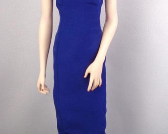Vintage Franklin Mint Princess Diana of Wales Porcelain Doll, Blue gown and stand