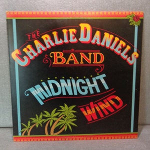 Vintage Charlie Daniels Band Midnight Wind Vinyl Album, AL 34970, The Charlie Daniels Band Album, 1977
