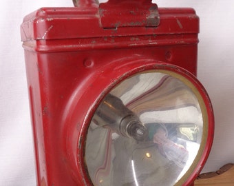 Linterna eléctrica Delta Apollo vintage, linterna de mano Delta vintage, Delta Electric Co, Marion, Indiana