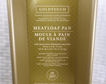 Williams Sonoma GoldTouch Meatloaf Pan with Insert, Ceramic Reinforced Nonstick Bakeware, made in USA