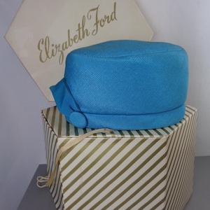 Vintage 50s Blue Velvet Hat Elizabeth Ford Vintage | Accessories | Vintage 5s Blue Velvet Hat Elizabeth  main image 2