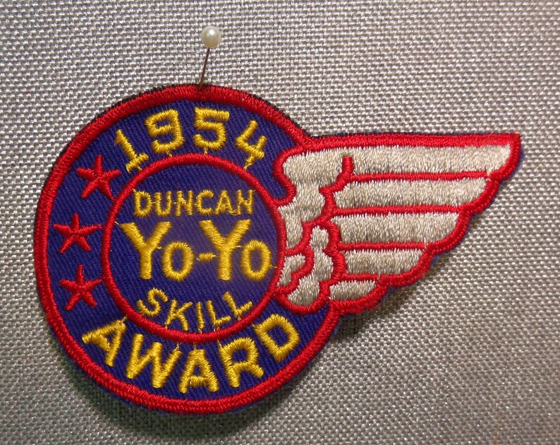 Vintage 1954 Duncan Yoyo Award Patch Vintage Duncan Yoyo Etsy