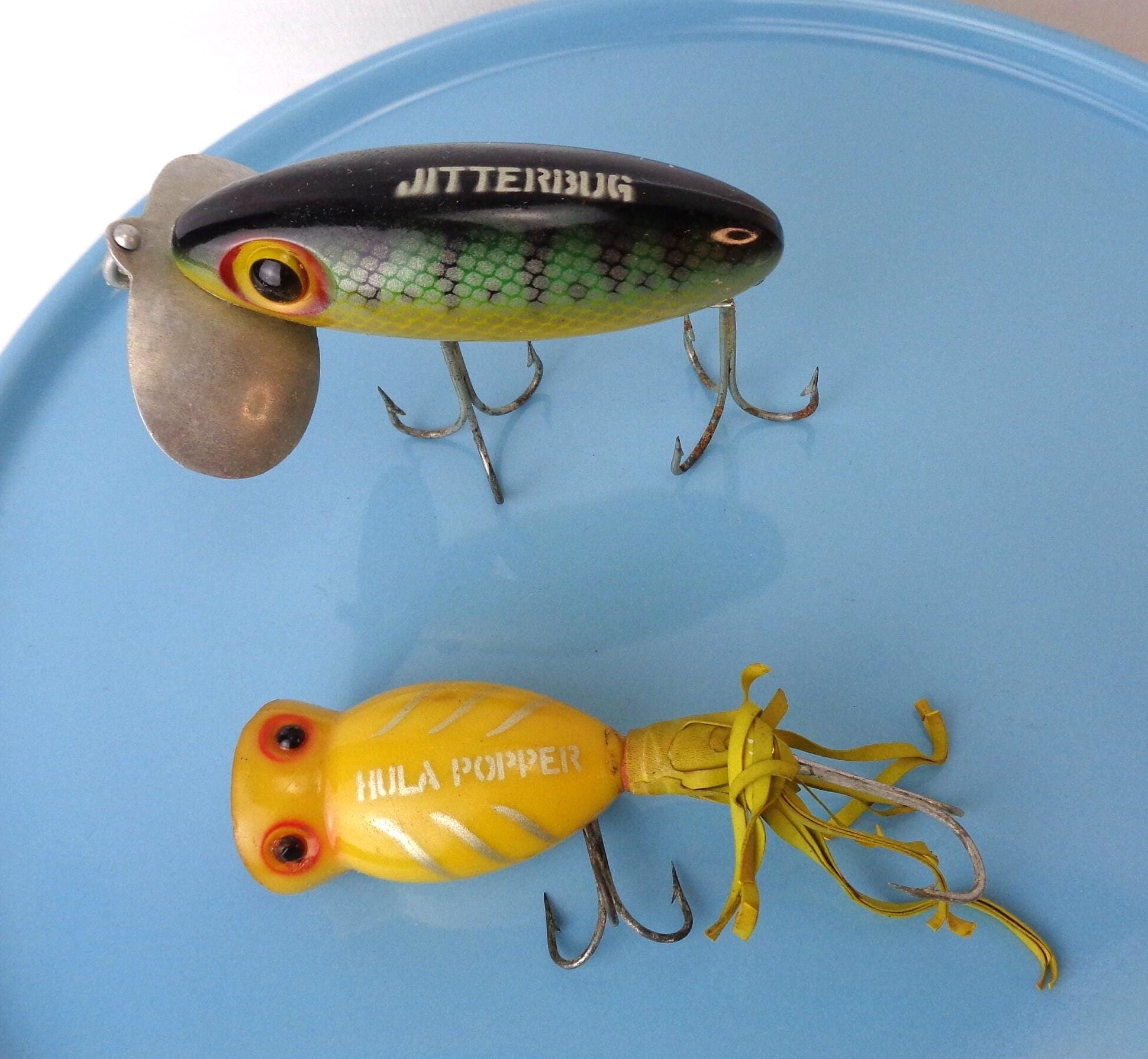 arbogast lure company hula popper fishing lure Perch The concave mouth of the Hula Popper produces big Arbogast Hula Popper Lure