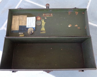 ヴィンテージ  ボックス Vintage 1950's Industrial Craftsman Metal Store Display