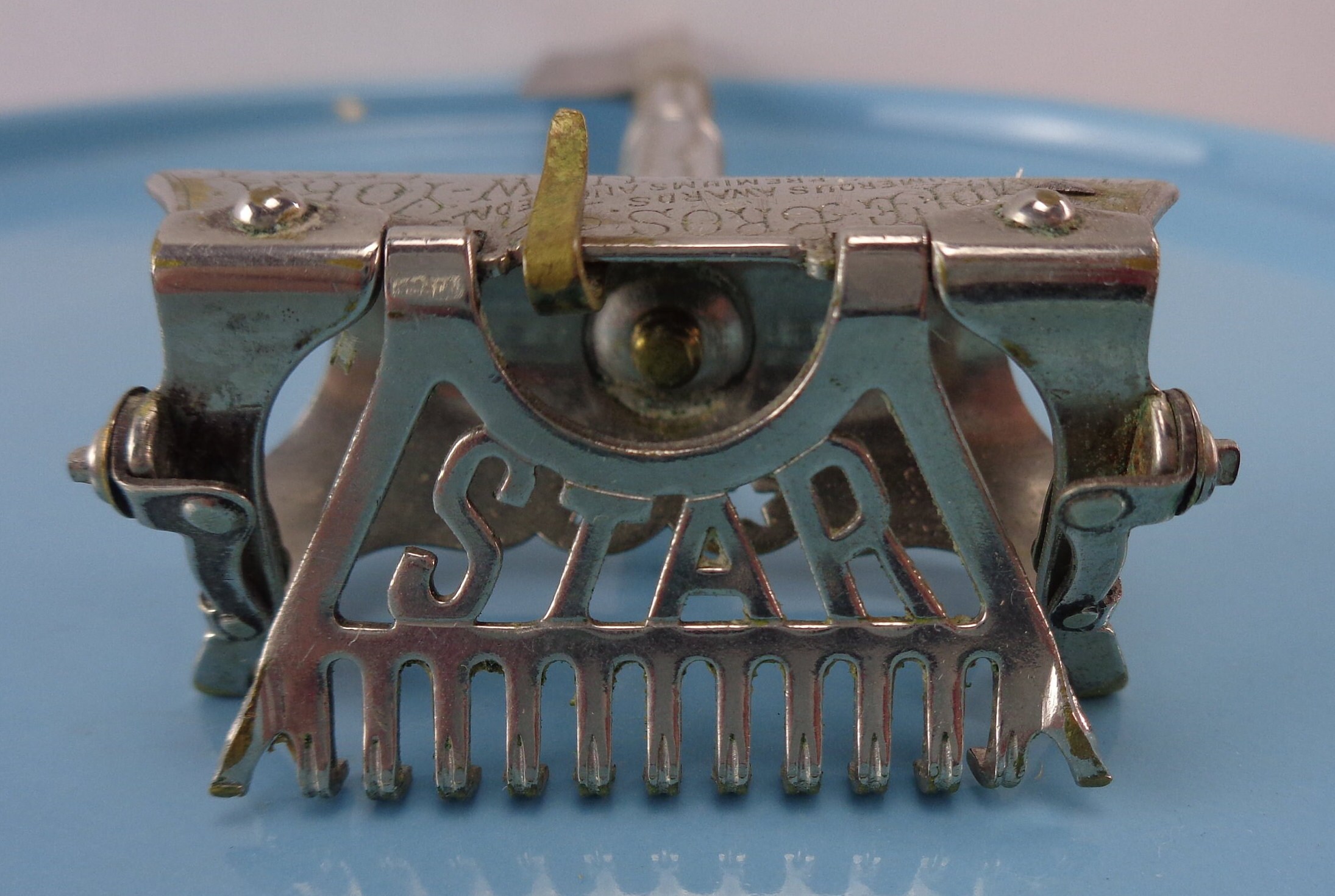 Antique Kampfe Bros Star Safety Razor, Star Razor Knife, Patented March ...