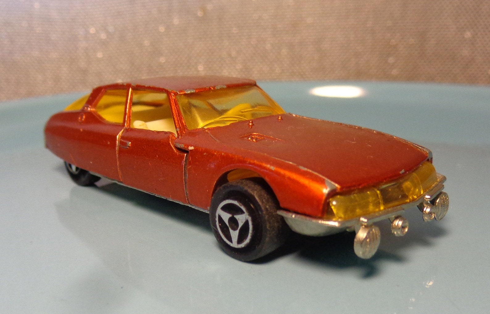 Voiture Miniature Majorette Citroën Maserati SM Rallye - 1/65, Bleu Métallisé
