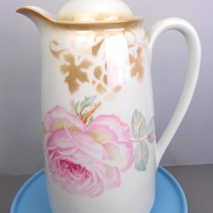 Vintage Chocolate Pot, Antique German Chocolate Pot, Bavarian Chocolate pot, 1910's