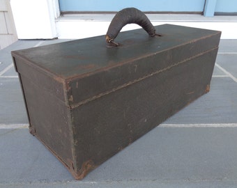 Vintage Kennedy Kits Bighorn Line Tool Box, Vintage Metal