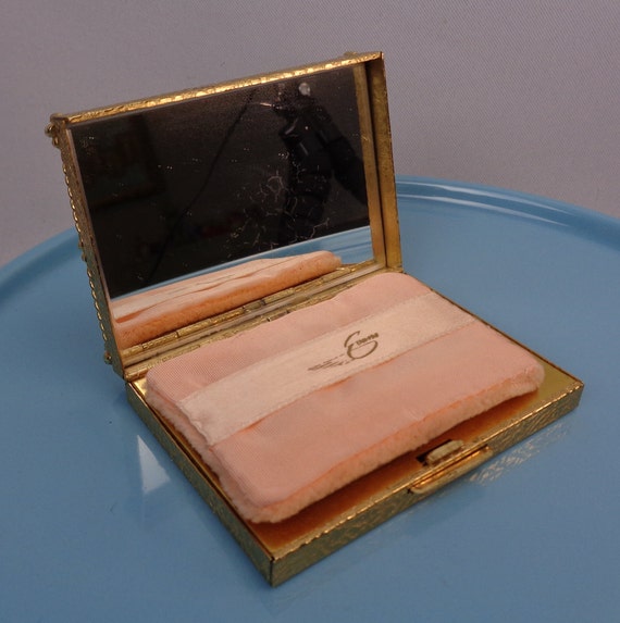 Vintage Evans Elegance Mirror Powder Compact, Vin… - image 3