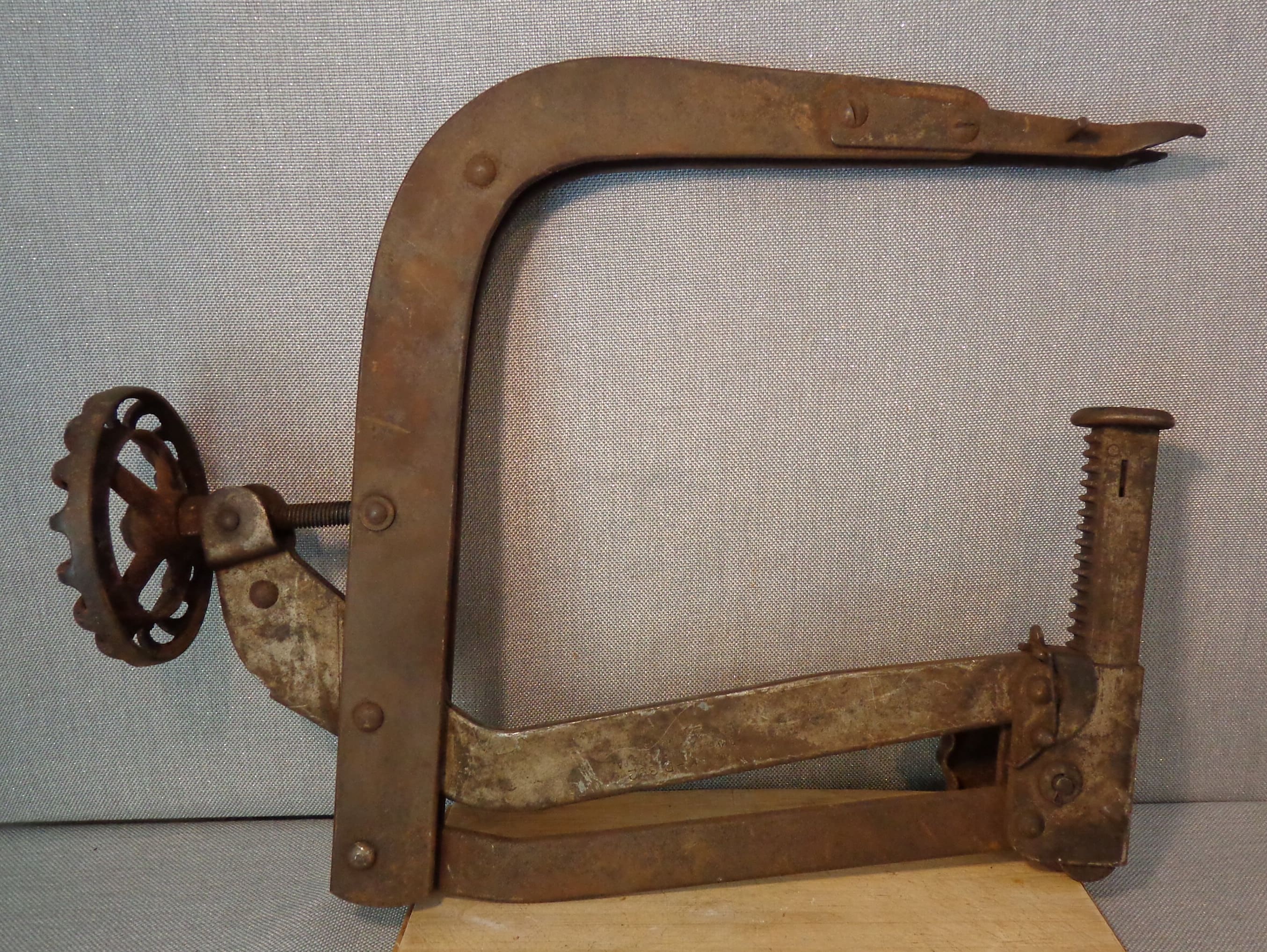 Antique Valve Spring Compressor Tool Primitive Farm Tool Farm
