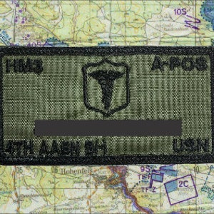 USN Corpsman Name Plate Carrier Patch