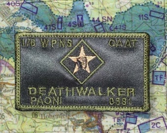 1/6 Marines Name Plate Carrier Name Patch