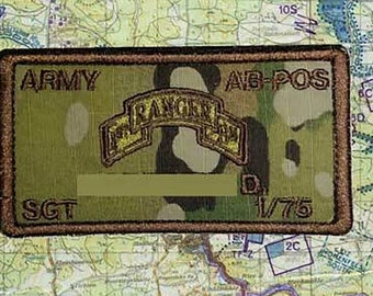 Ranger Name Plate Carrier Name Tape