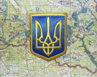 Ukraine Coat of Arms Patch B3