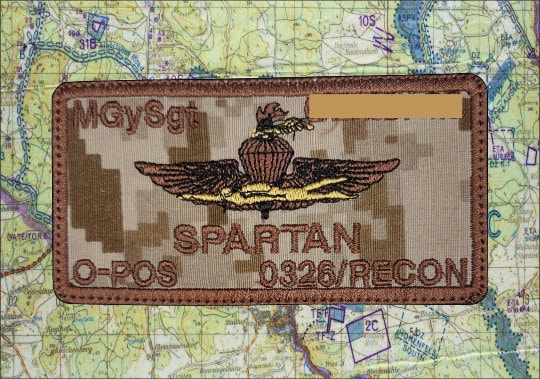 Force Recon Name Patch for Plate Carrier