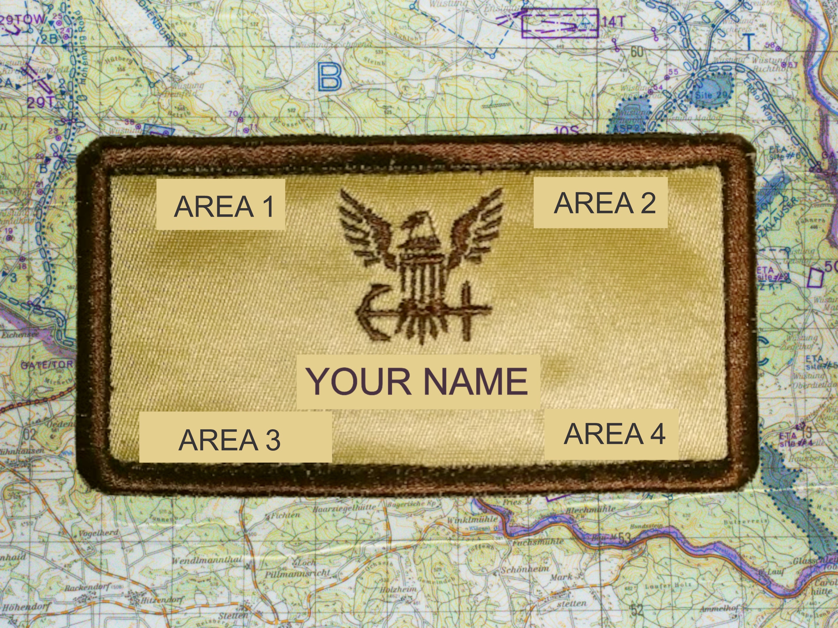 Custom navy name patches 2025
