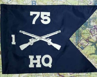 Single Side Infantry Guidon (Regulation) For Frame