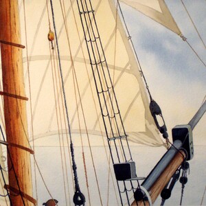 Toward the Horizon-Original Watercolor on Arches 300lb. cold press paper.