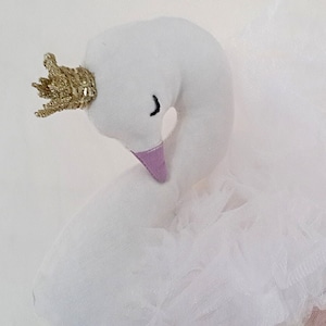 Gefülltes Kinderzimmer Dekor Schwan Prinzessin, Schwan Baby Kissen Plüsch, Baby-Dusche Geburtstagsgeschenk