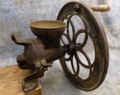 Enterprise Coffee Grinder No650 Burr Mill Cast Iron Corn Bean Seed Grain Vintage, Vintage Coffee Grinder, Farmhouse Decor, Rustic Decor