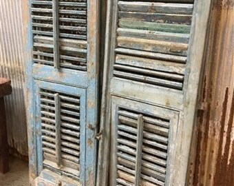 Rustic Shutters Etsy
