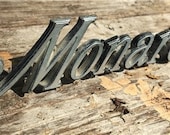1975 Ford Mercury Monarch Script Emblem, D54B-6B114A Badge, Vintage Ford Sign, , Mancave Decor, Ford Mercury Monarch, Chrome Advertising Dec