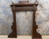 Crown Molding Furniture Arch Door Window Pediment Architectural Salvage A25, Reclaimed Crown Molding, Vintage Pediment, Home Decor