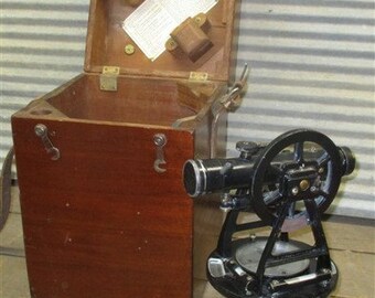Survey Equipment Etsy - w le gurley transit survey equipment telescope serial 560102 original wood box vintage telescope antique survey equipment