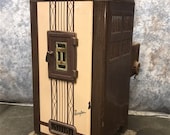Large Art Deco Siegler Porcelain Stove Heater, Oil Heater Oil Burning Furnace, Farmhouse Stove, Enamel Stove, Vintage Heater, Vintage Stove