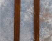 2 Wood Posts Furniture Crown Molding Architectural Salvage Trim Vintage Fretwork, Reclaimed Crown Molding, Vintage Pediment, Home Decor