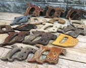16 Wood Hand Saw Handles One Man Cross Cut Disston Keen Kutter Warranted Set y, Wooden Saw Handles Farm Tools Set of Saw Handles