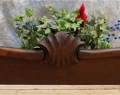 Crown Molding Furniture Arch Door Window Pediment Architectural Salvage a41, Reclaimed Crown Molding, Vintage Pediment, Home Decor