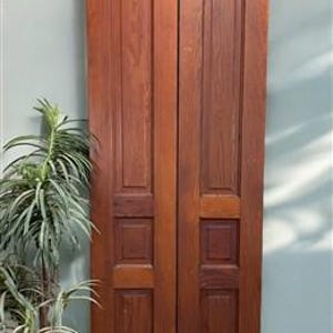 Bifold Door Vintage American Doors (30x93) Three Panel, Pocket Door V1, Wood Doors, Interior Doors, Bifold, Closet