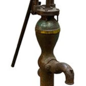Well Water Pump, Cast Iron Cistern, Windmill Pitcher Pump, Patel Foundry, GF image 1