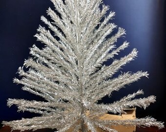 6' Carey McFall Aluminum Taper Tree, Orig Box, Model 6109, Vintage Christmas