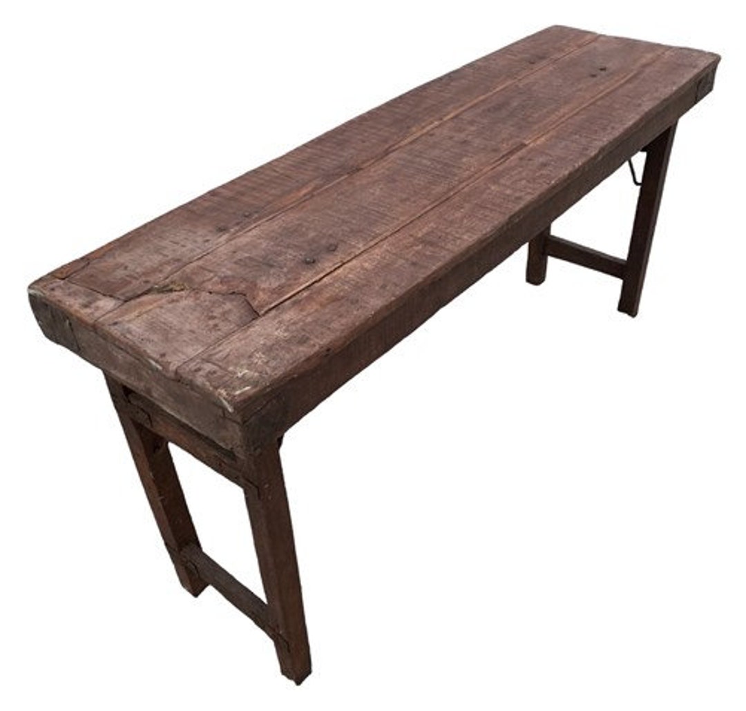 Vintage Wood Folding Table Indian Wedding Table Dining Table Etsy