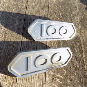 1950-tals Dodge Truck D100 Set Krommärkesemblem, Vintage Dodge-skrift 1781382