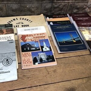 Adams County Illinois Plat Books, Land Atlas, Bauern-Verzeichnis, Genealogie