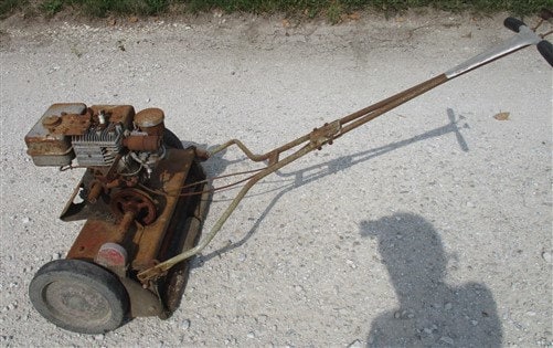 Gas Powered Reel Lawn Mower