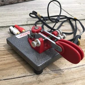 Ham Radio Center, Model HK-1, Ham-Key CW Morse Code Key, Iambic Paddle, F