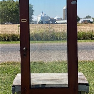 Vintage American Door (32x80) Single Pane, Interior Door, Architectural, AM25 Single Pane Door, Front Entrance Doors, Rustic Door