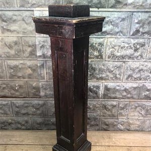 Newel Post Porch Column, Wood Architectural Salvage Repurpose Railing Vintage, Y, Vintage Wood Porch Post, Wooden Railing, Rustic Farmhouse