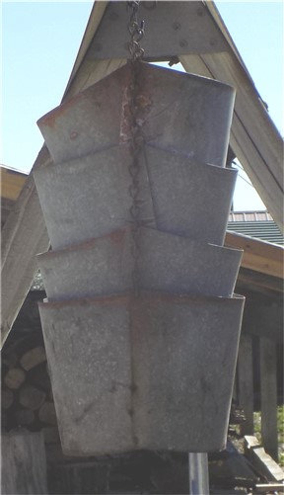 Bucket Flex Spout Galvanized Tin Grain Auger Discharge Spout Etsy