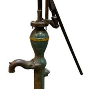 Well Water Pump, Cast Iron Cistern, Windmill Pitcher Pump, Patel Foundry, GF image 3